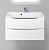 тумба подвесная marino 80см 2 ящика цвет bianco lucido с раковиной bb800/450-lv-mr-pr