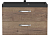 тумба подвесная aurora 80см 2 ящика цвет rovere tabacco с раковиной bb800/450-lv-mr-ast
