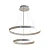 люстра подвесная светодиодная 6039/2 wht+chr 192w