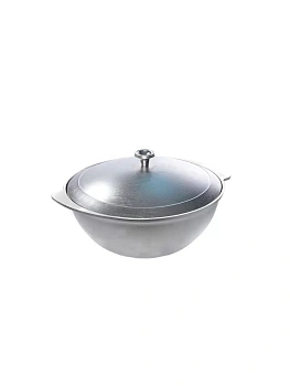 казан алюминий, 4.5 л, с крышкой, kukmara, к45