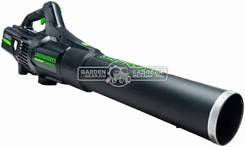 воздуходувка аккумуляторная бесщеточная greenworks gd82abii 1290 м3/ч, 82в, без акб