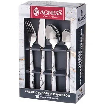 набор столовых приборов agness, 16 предметов 133