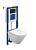 комплект cersanit инсталляция aqua 40 smart m с унитазом city smart dpl eo slim клавиша estetica чер
