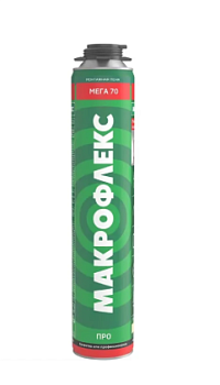 пена монтажная макрофлекс мега 70 про, 880 мл