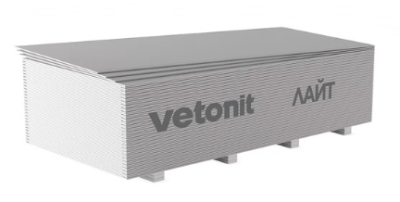 гкл-vetonit лайт 9,5 мм l2500мм (66)