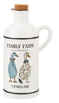 бутылка для уксуса lefard "family farm" 430 мл 18 см (кор=32шт.)