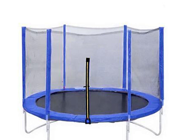 батут dfc trampoline fitness с сеткой 14ft / без лестницы