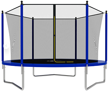 батут c защитной сеткой swollen start inside zip 10 ft 305 см (blue), детский,