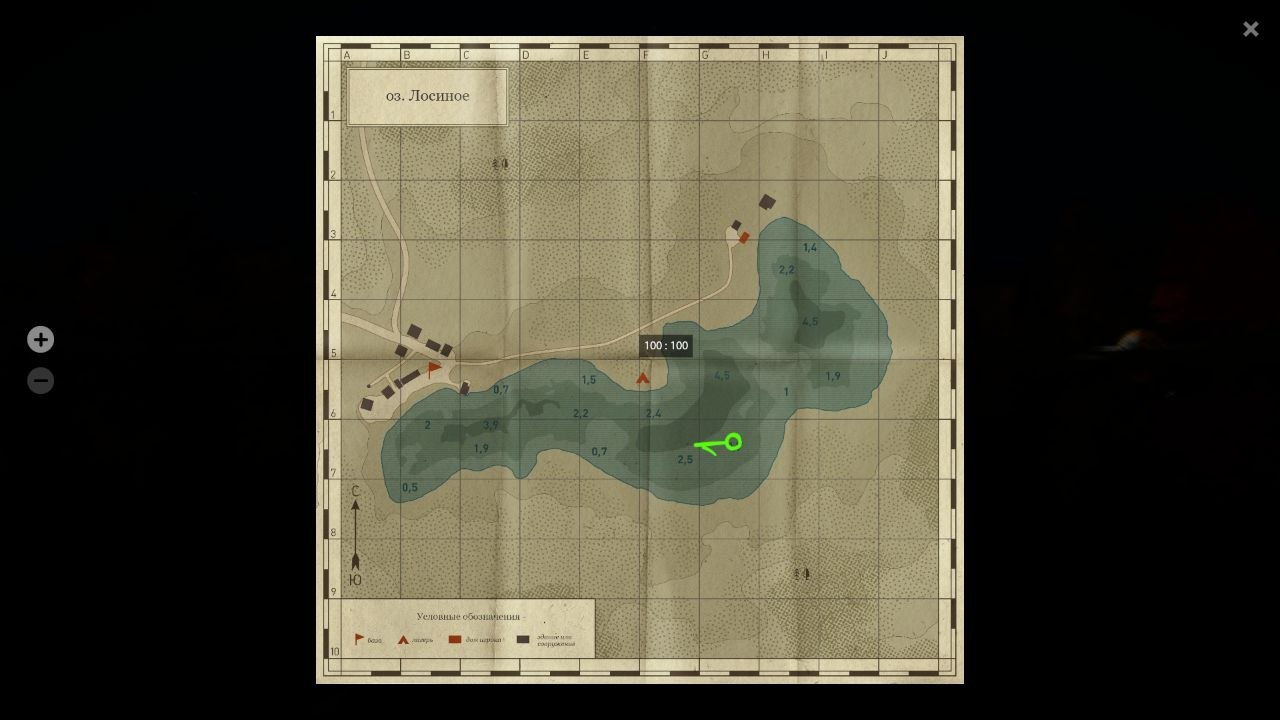Elk Lake — Map