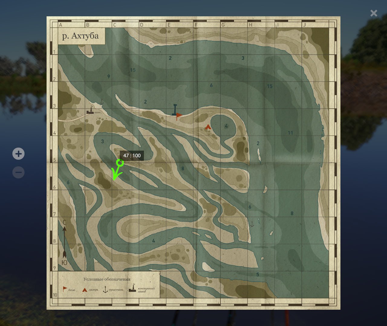 Akhtuba River — Map