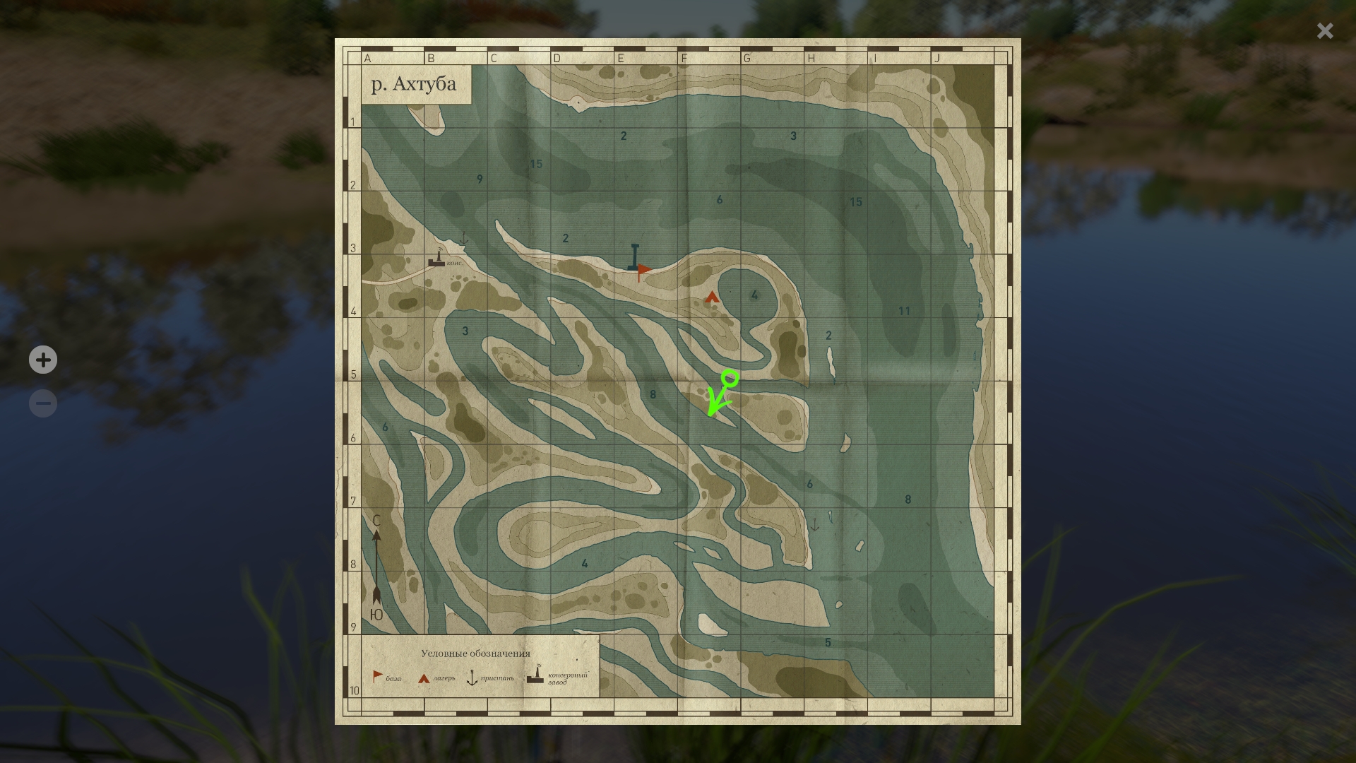 Akhtuba River — Map