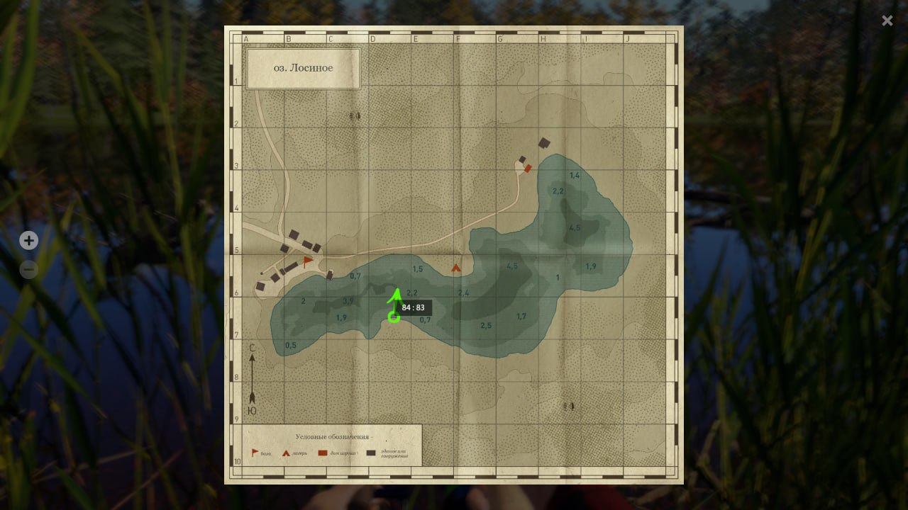 Elk Lake — Map