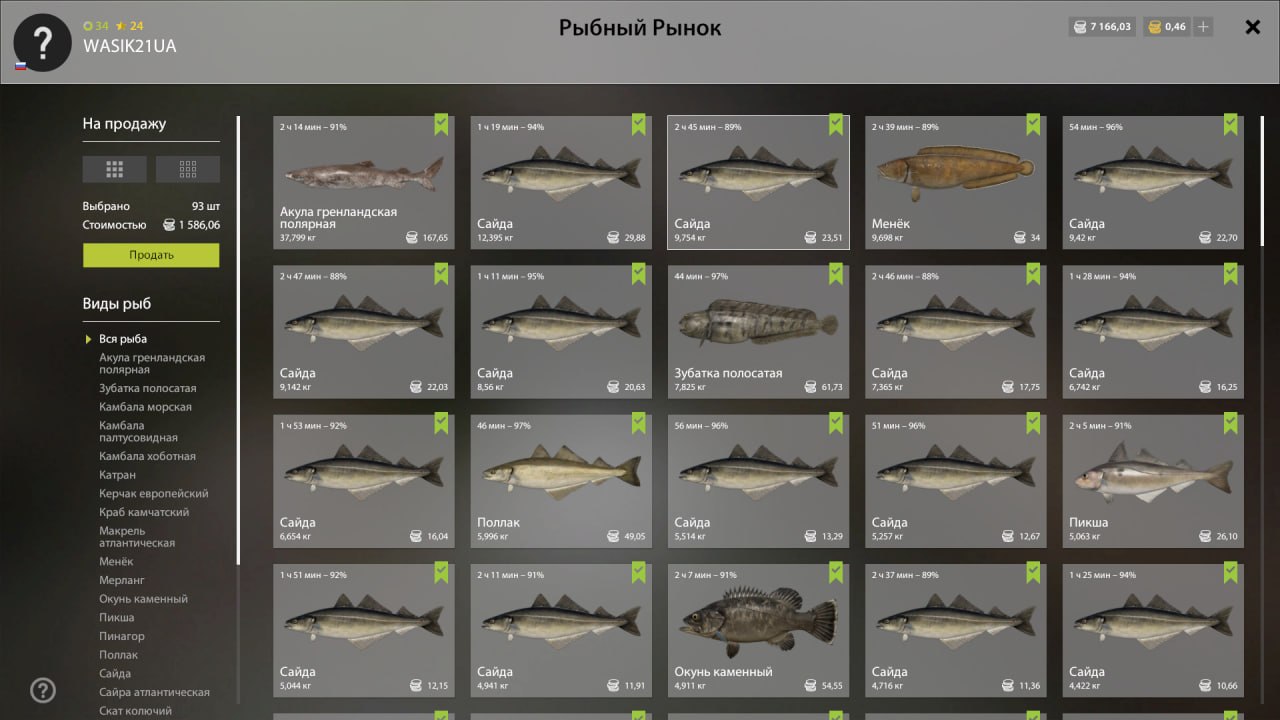 Норвежское море — Садок