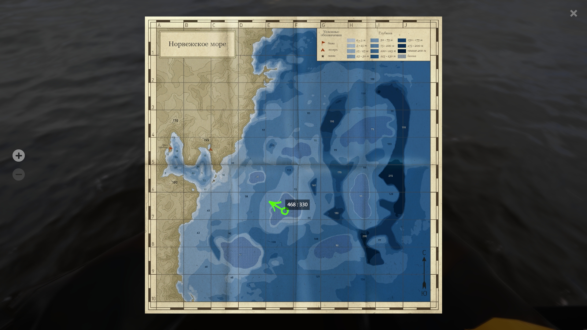 Norwegian Sea — Map