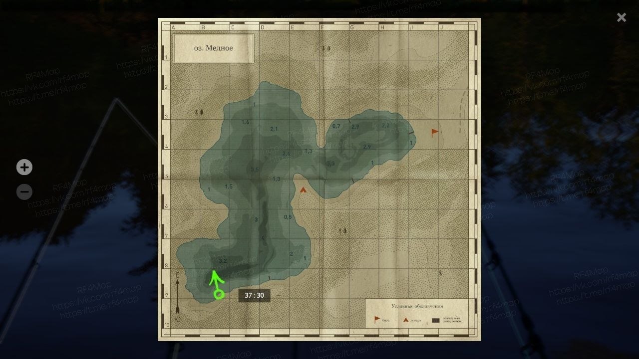 Copper Lake — Map