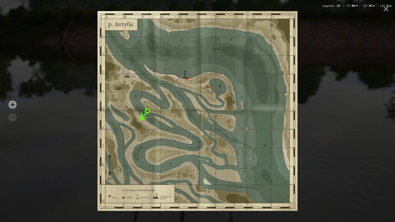 Akhtuba River — Map