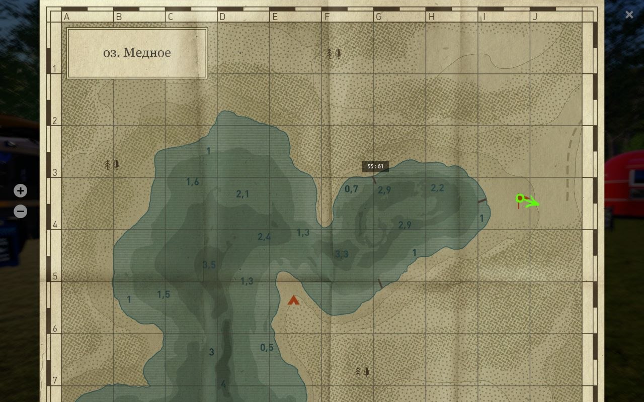 Copper Lake — Map