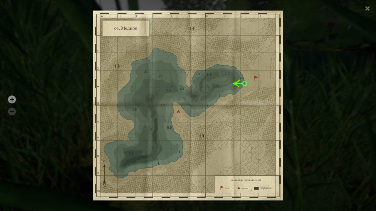 Copper Lake — Map
