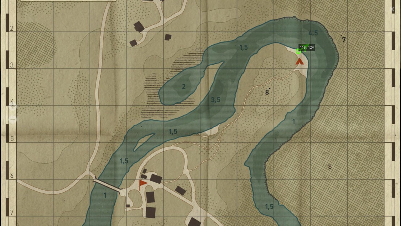 Winding Rivulet — Map