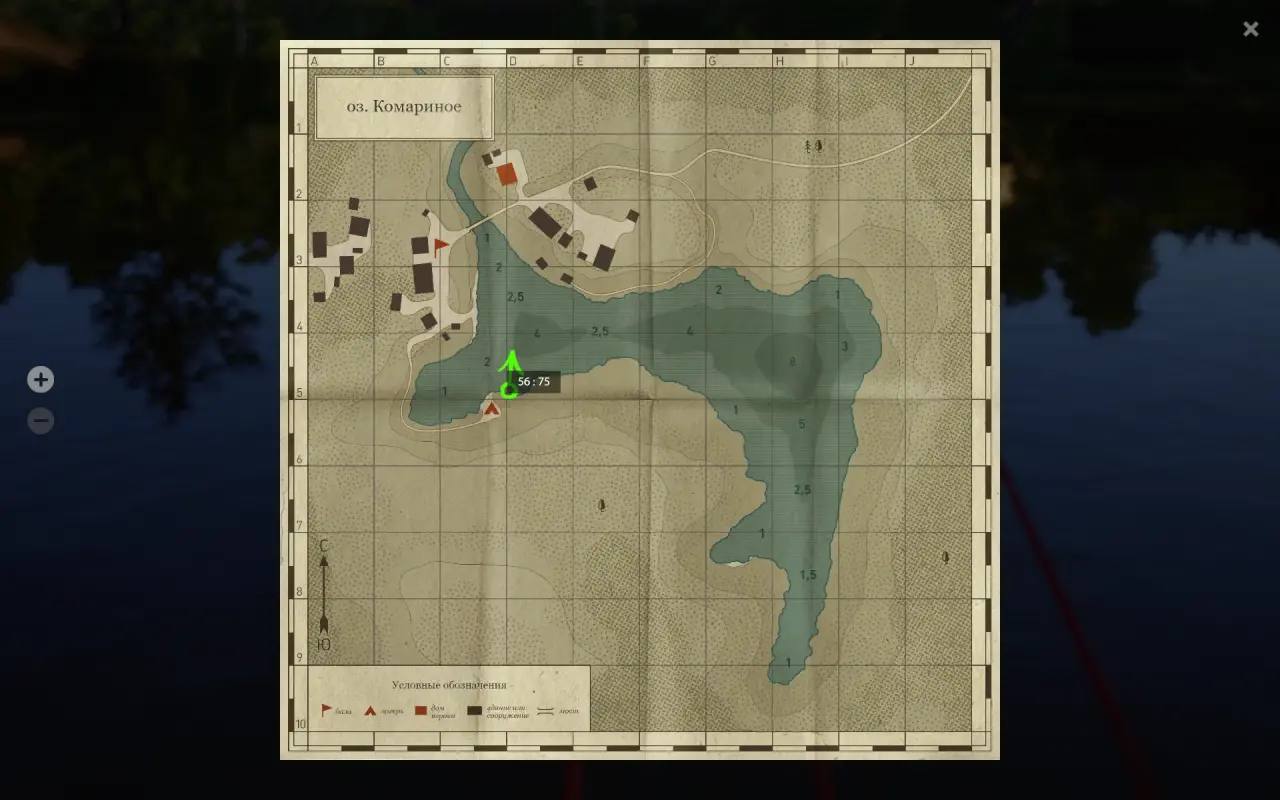 Mosquito Lake — Map