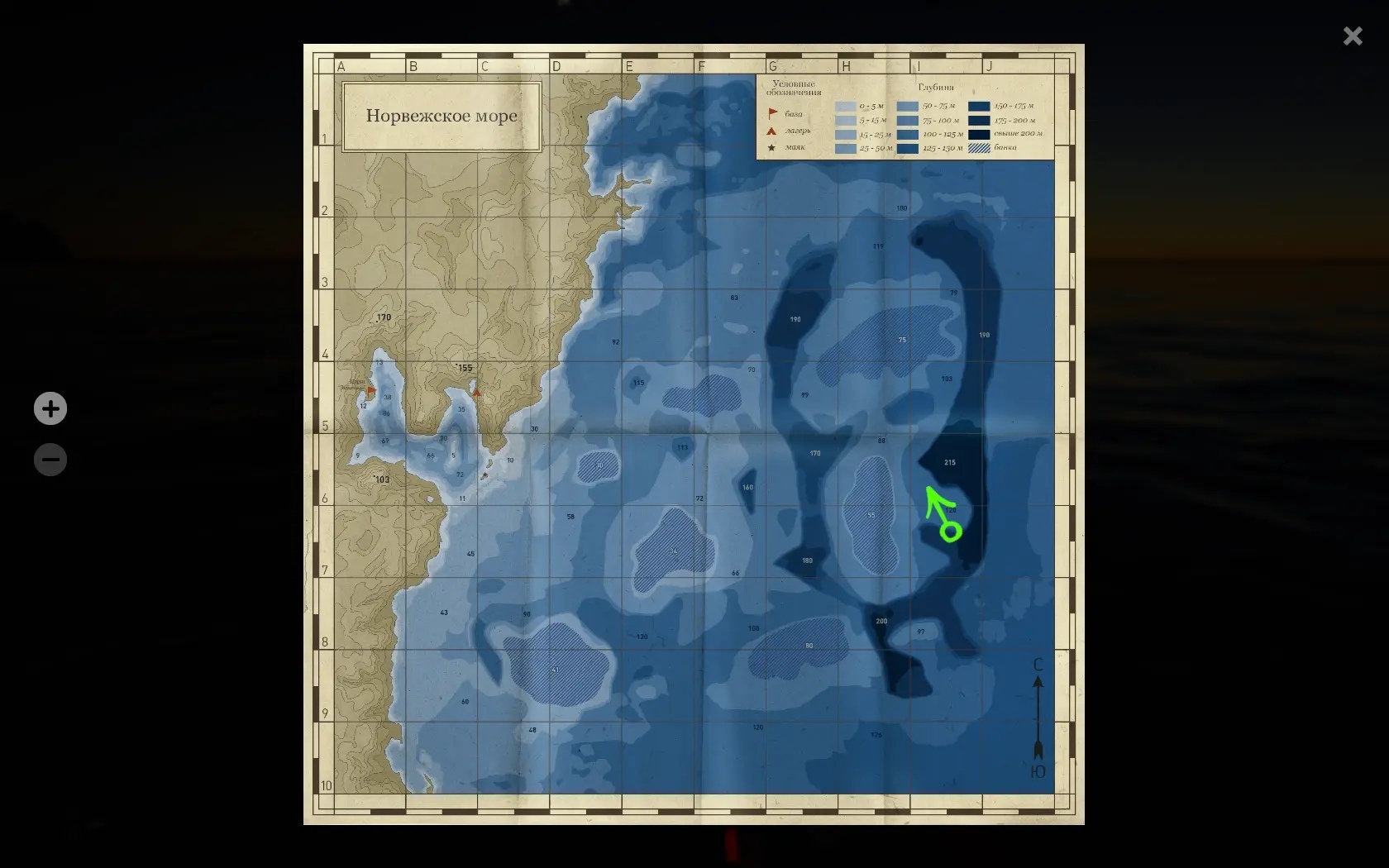 Norwegian Sea — Map
