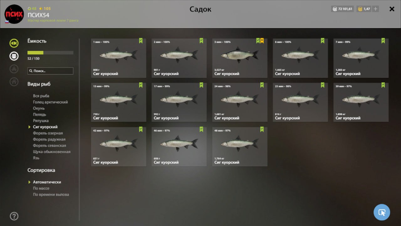 Озеро Куори — Садок