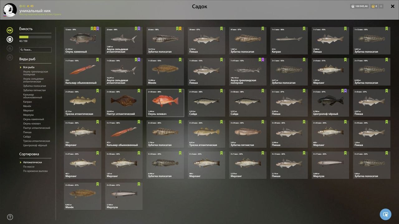 Садок — Норвежское море