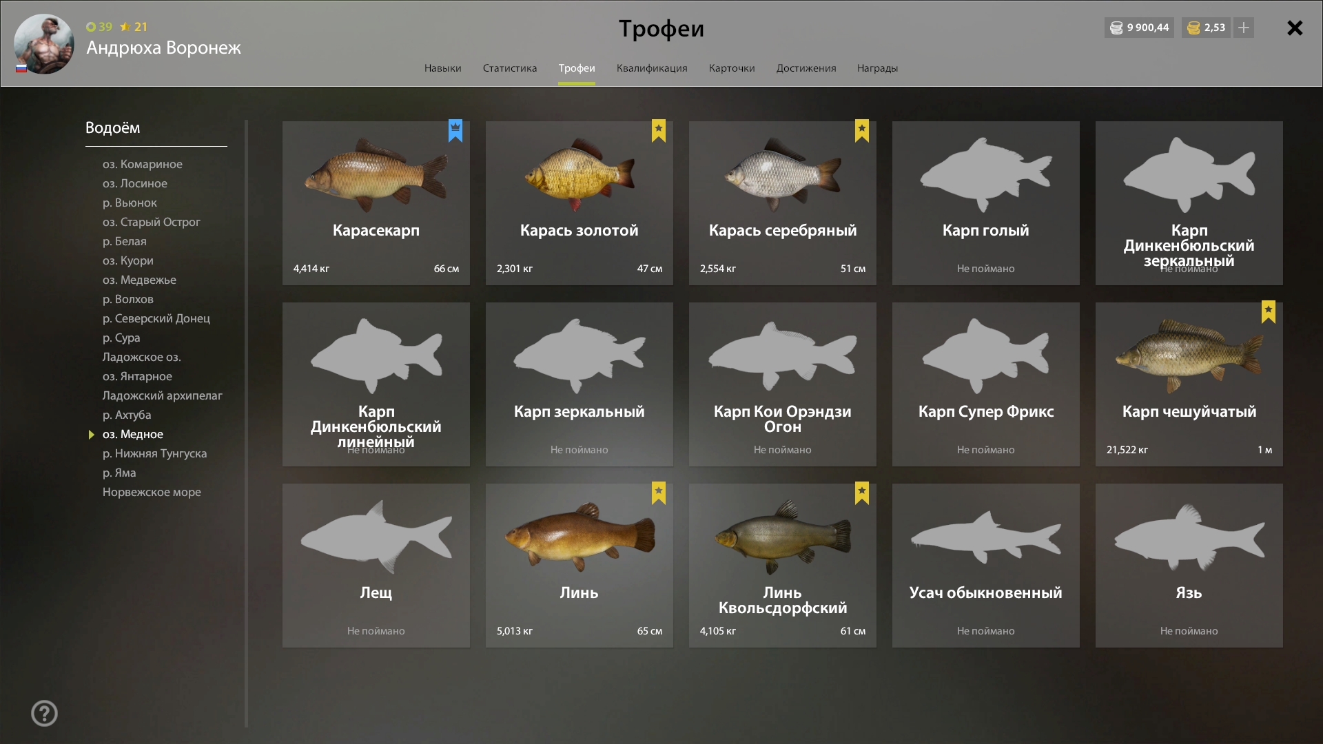Copper Lake — Miscellaneous