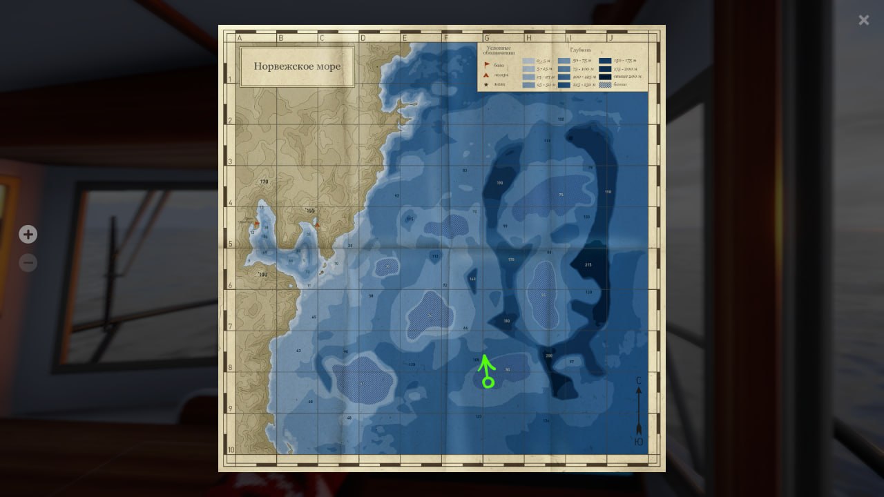 Норвежское море — Карта