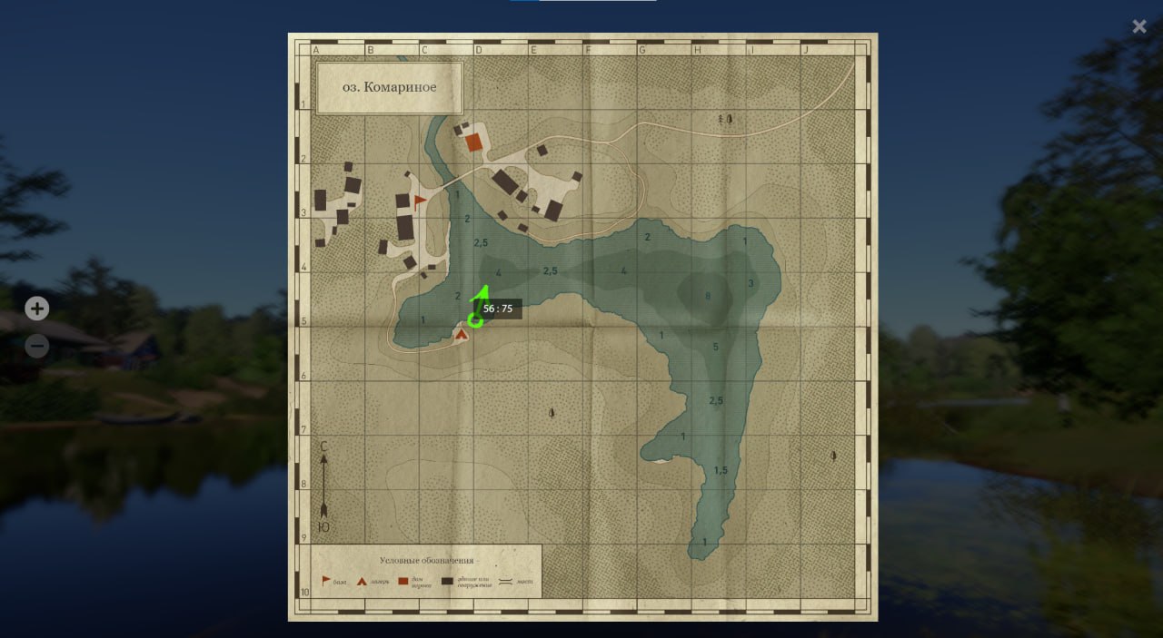 Mosquito Lake — Map