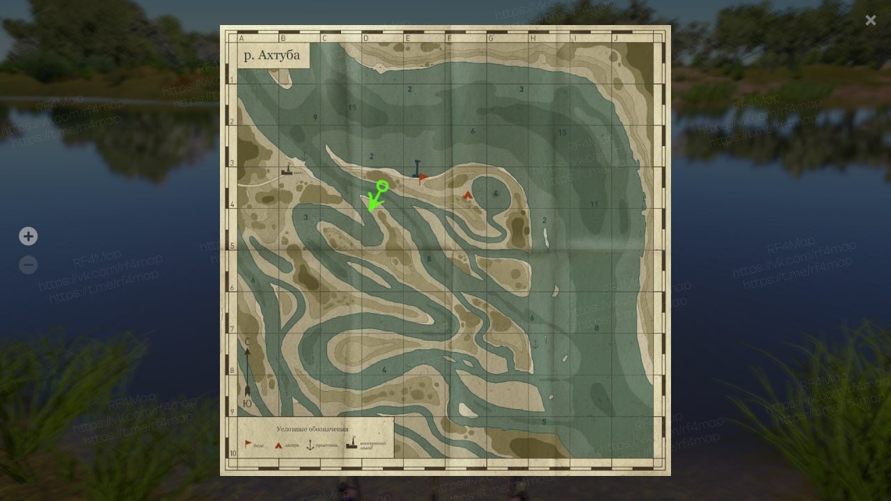 Akhtuba River — Map