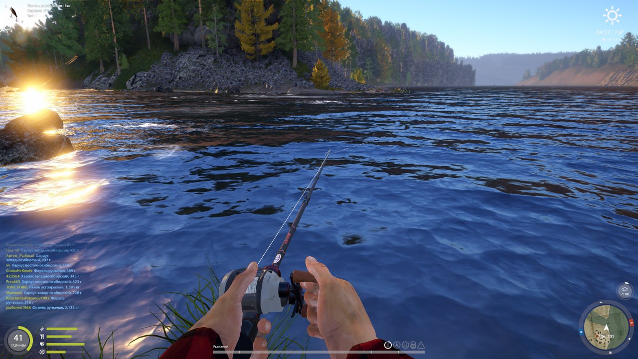 Карта — Река Нижняя Тунгуска