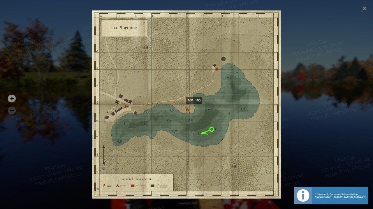 Elk Lake — Map