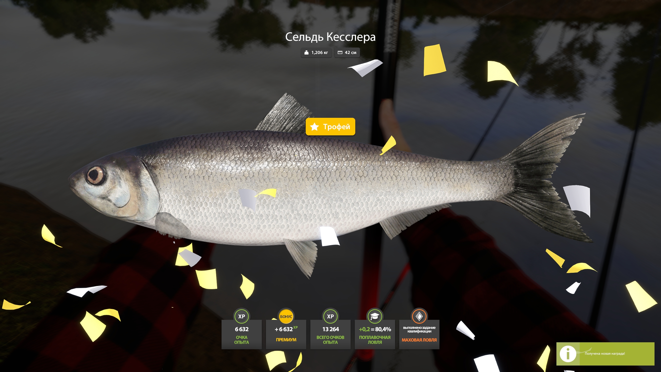 Река Ахтуба — Трофей