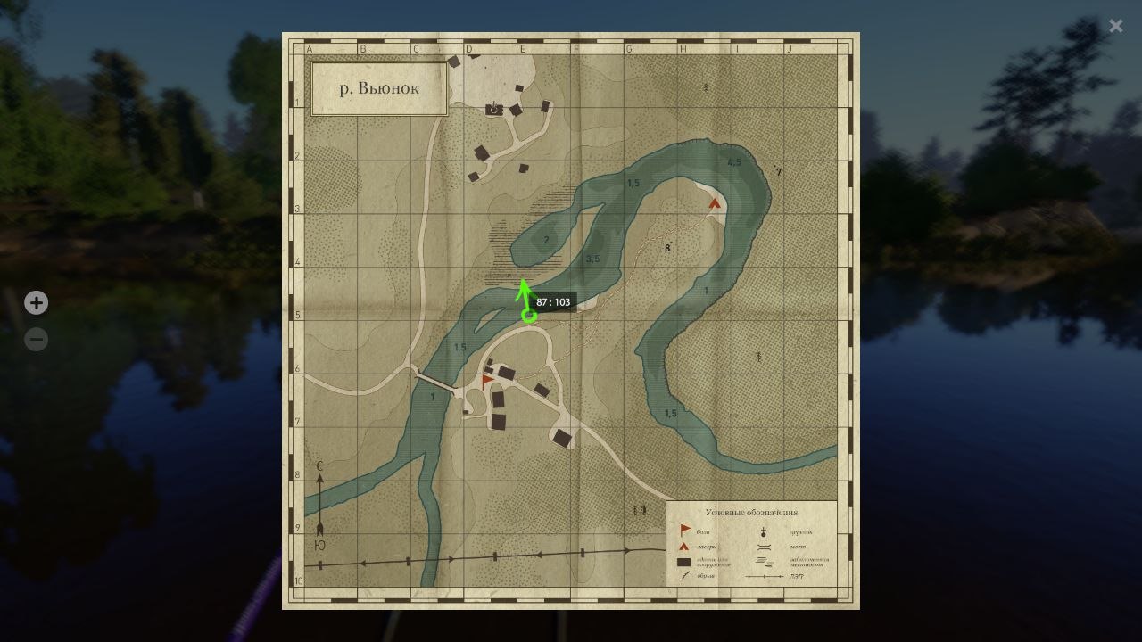 Map — Winding Rivulet