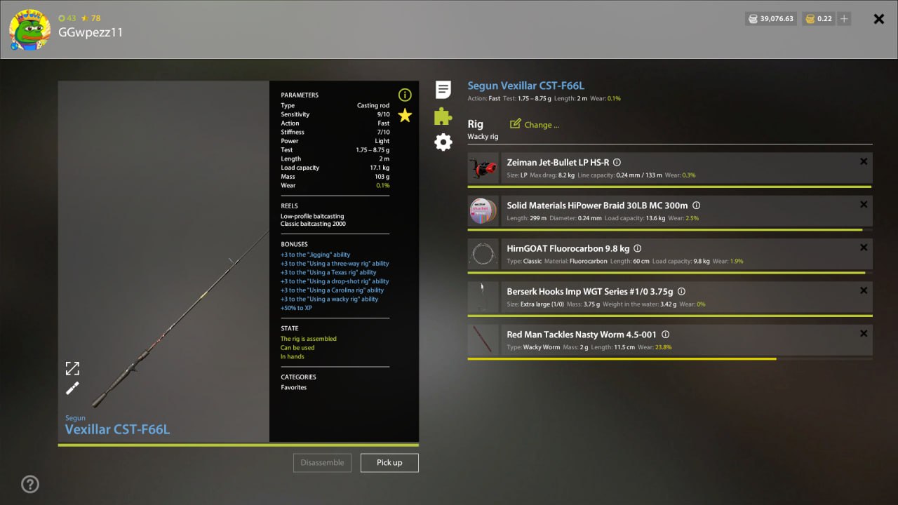 Оснастка (спиннинг) — Ладожский архипелаг