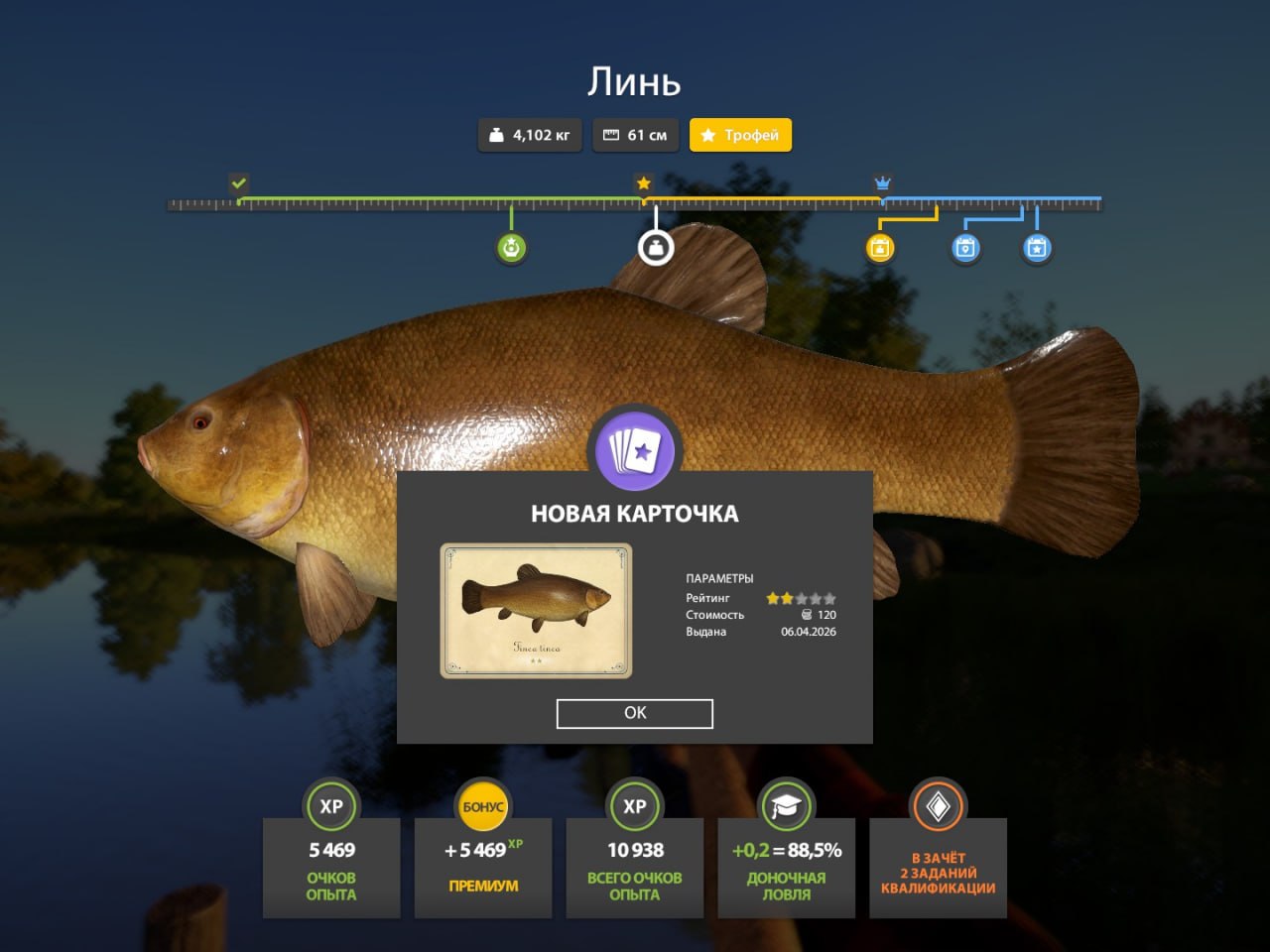 Trophy — The Amber Lake