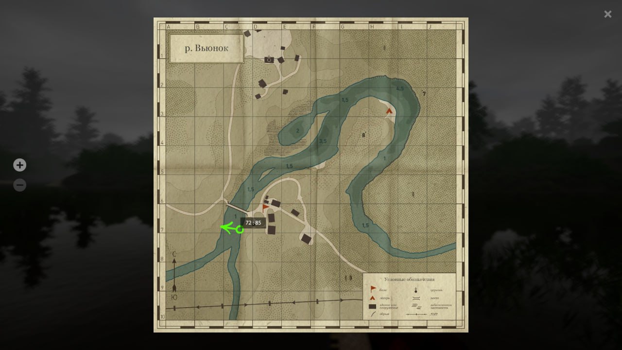 Map — Winding Rivulet