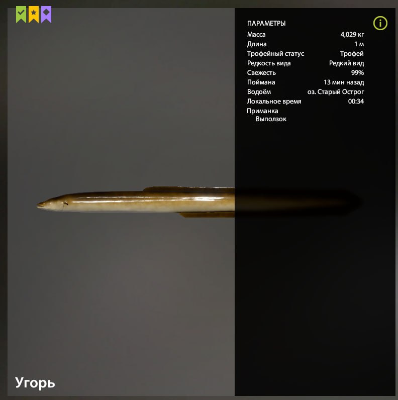 Trophy — Old Burg Lake