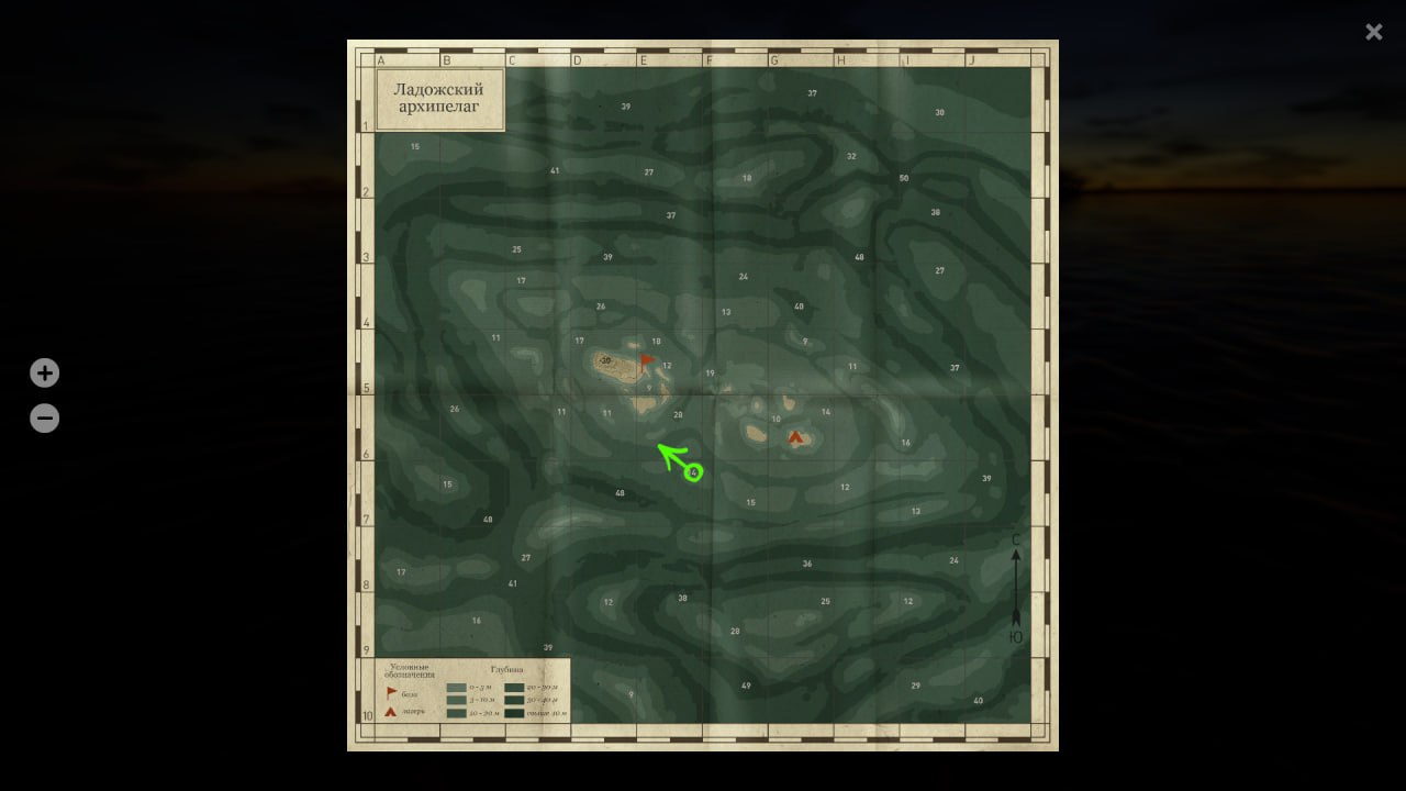 Карта — Ладожский архипелаг