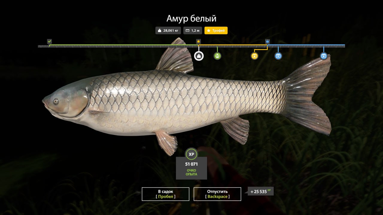 Озеро Старый Острог — Трофей