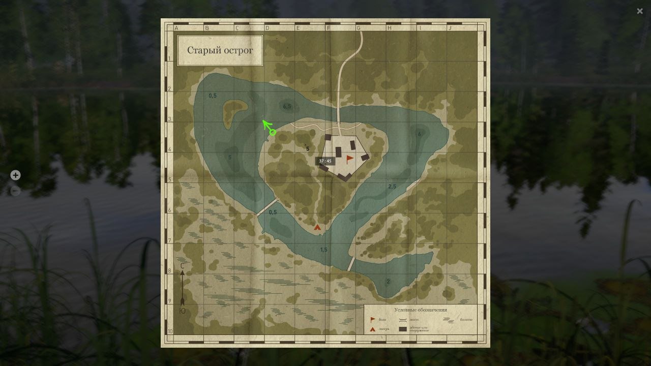 Озеро Старый Острог — Карта