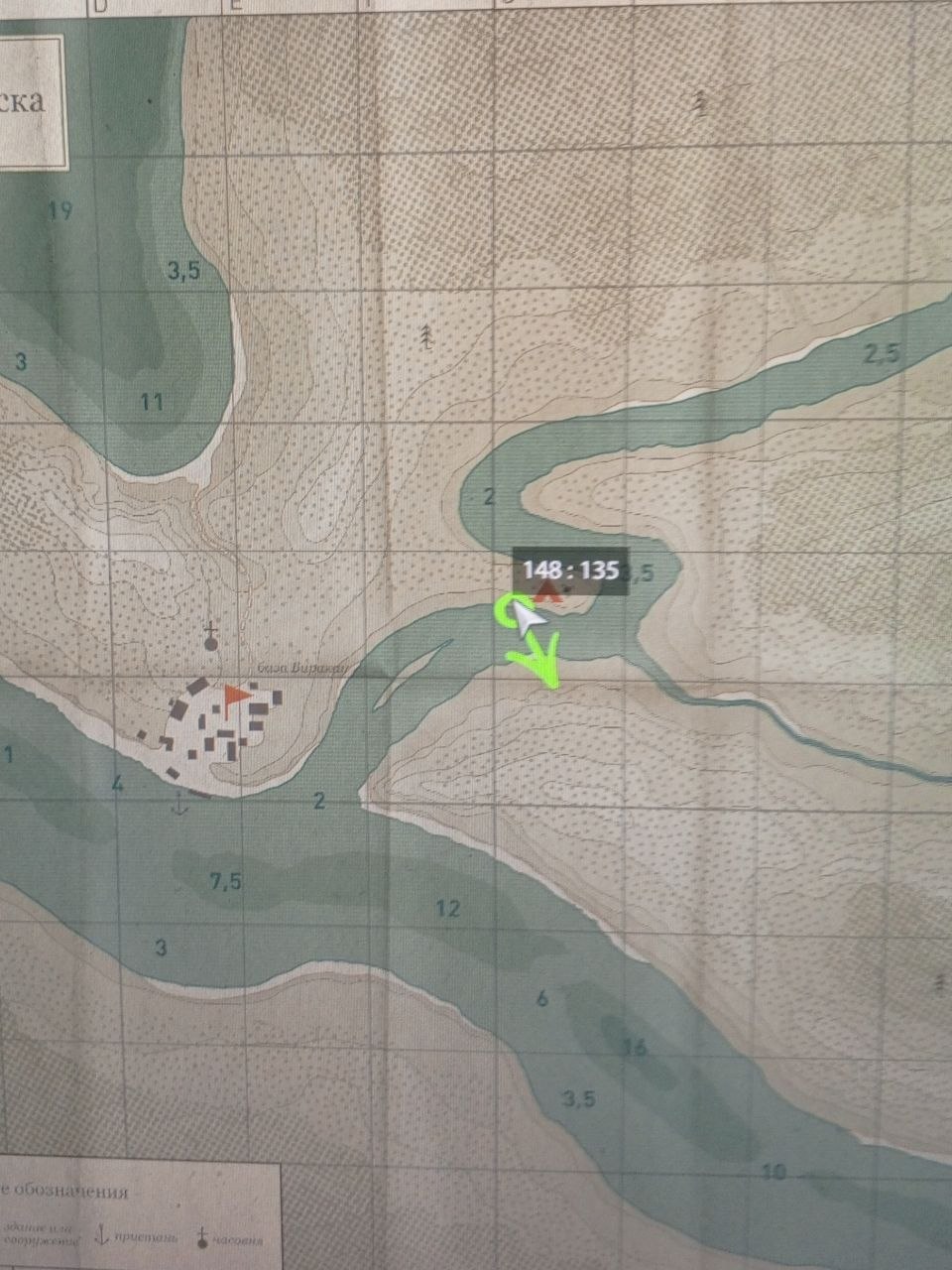 Lower Tunguska River — Map