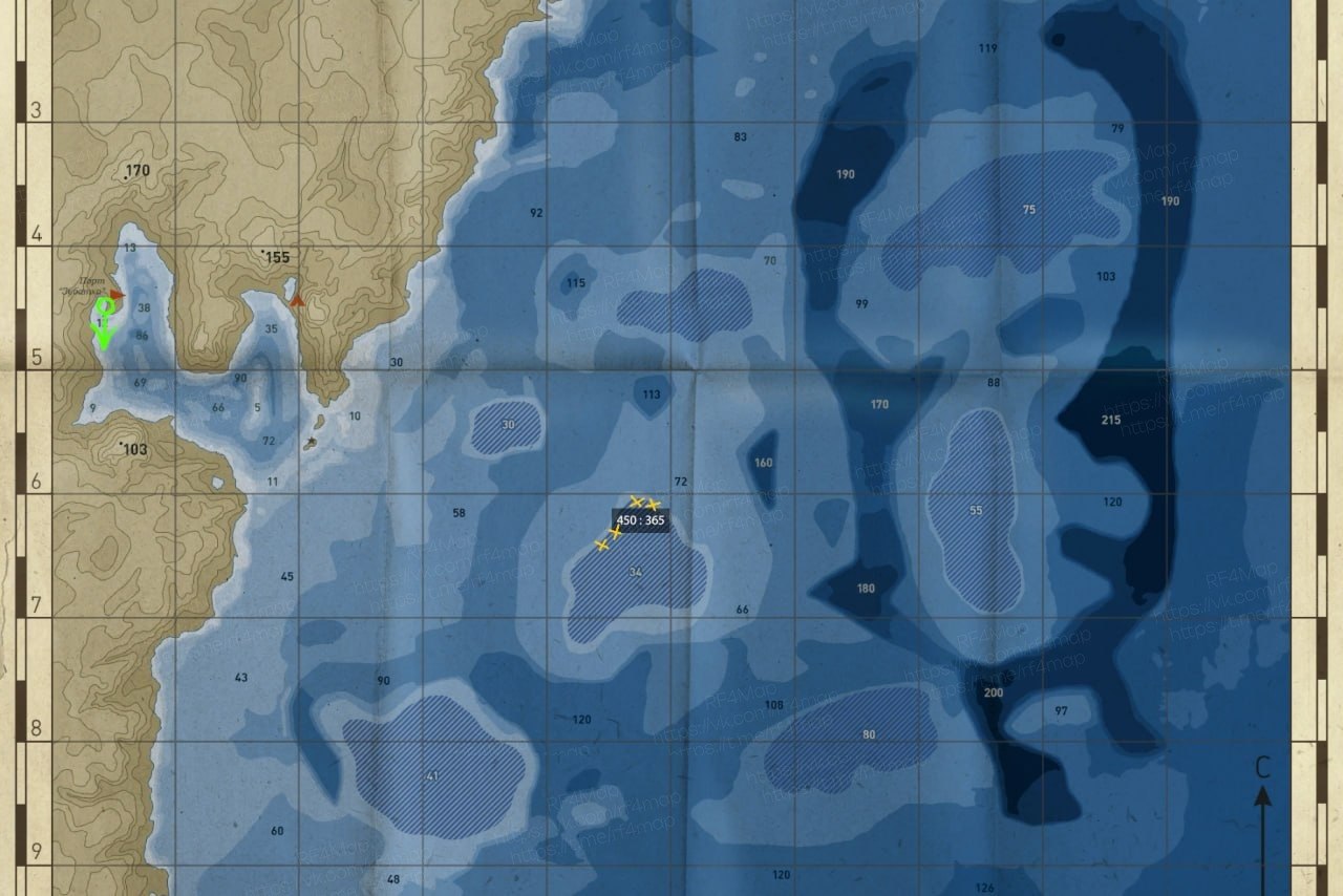 Норвежское море — Карта