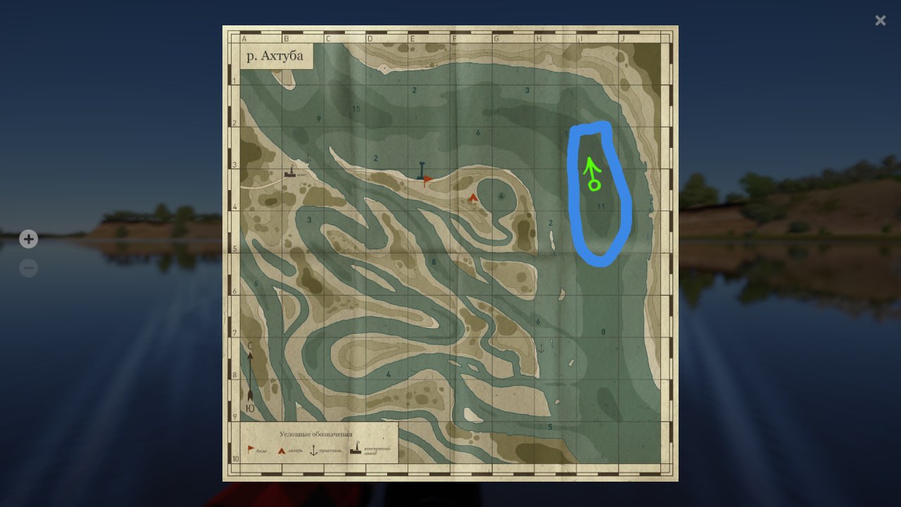 Map — Akhtuba River