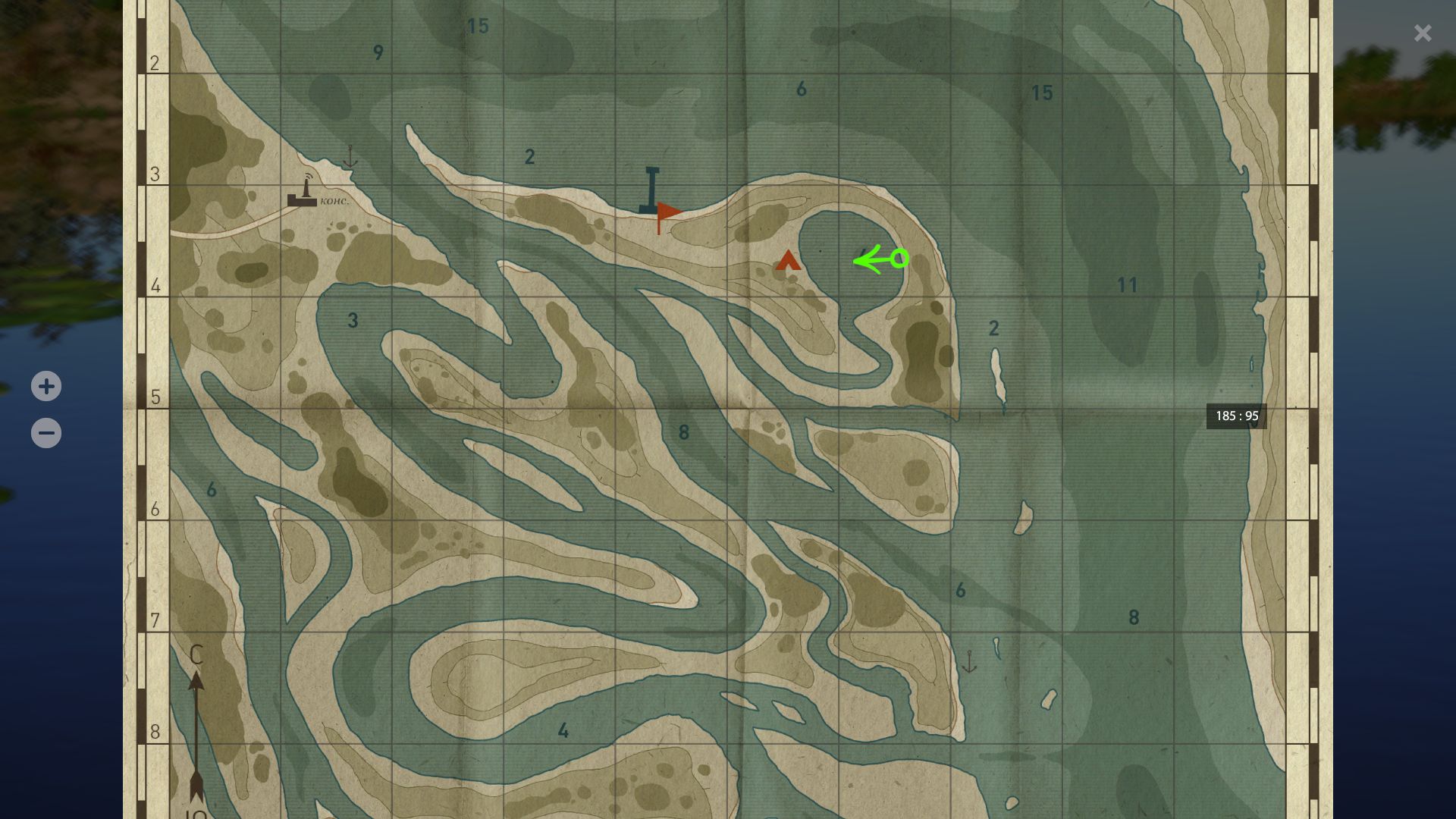 Река Ахтуба — Карта