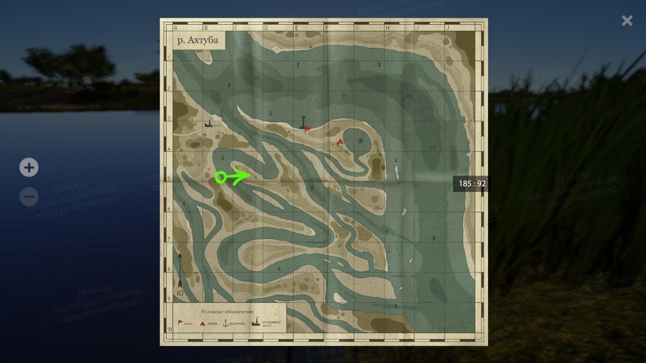 Akhtuba River — Map