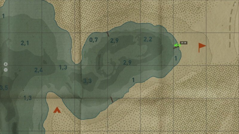 Карта — Озеро Медное