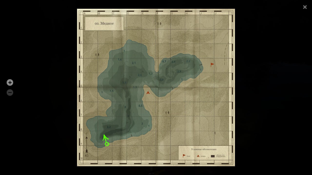 Copper Lake — Map