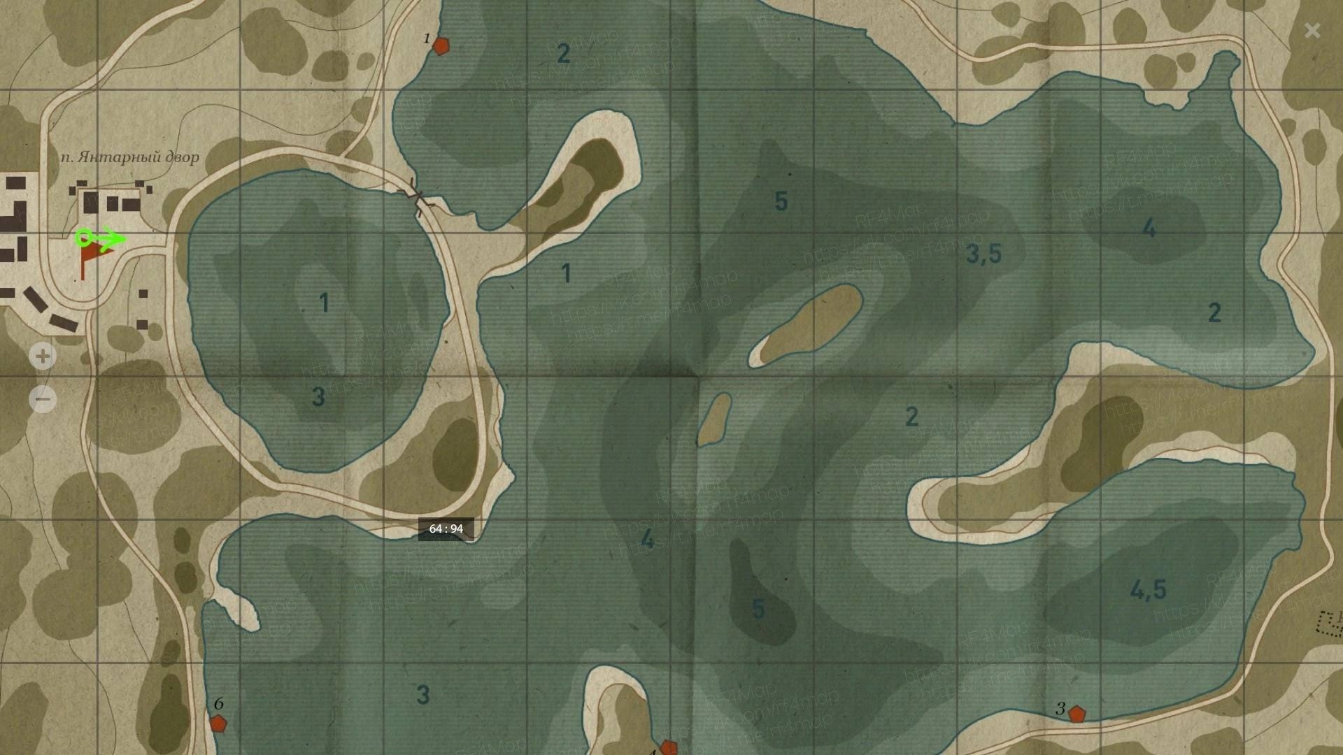 The Amber Lake — Map